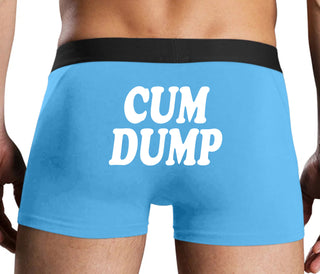 Cum Dump - Bold Design - Blue Boxer Brief