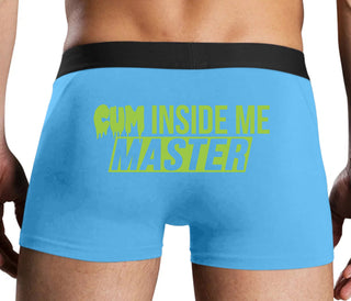 Cum Inside Me Master - Blue Boxer Brief