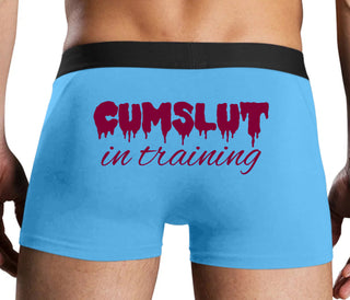 Cumslut in Training - Blue Boxer Brief
