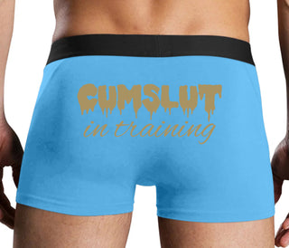 Cumslut in Training - Blue Boxer Brief