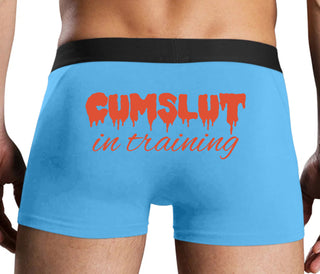Cumslut in Training - Blue Boxer Brief