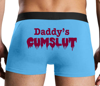 Daddy's Cumslut - Blue Boxer Brief