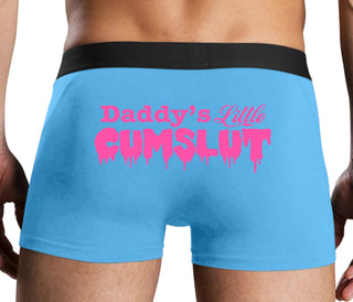 Daddy's Little Cumslut - Blue Boxer Brief
