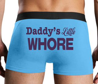 Daddys Little Whore - Blue Boxer Brief