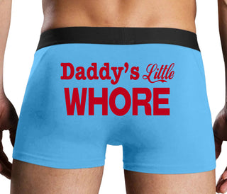 Daddys Little Whore - Blue Boxer Brief