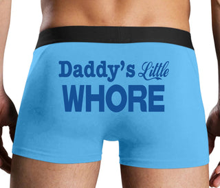 Daddys Little Whore - Blue Boxer Brief