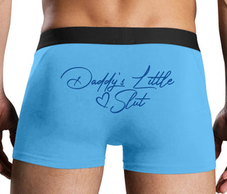 Daddy's Little Slut - Blue Boxer Brief