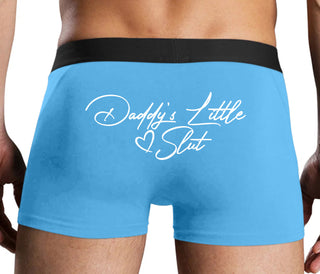 Daddy's Little Slut - Blue Boxer Brief