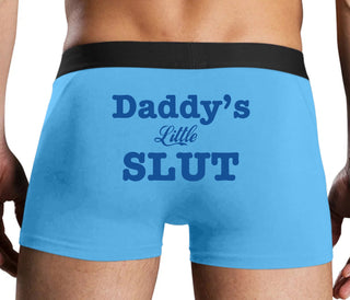 Daddy's Little Slut - Blue Boxer Brief