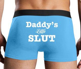 Daddy's Little Slut - Blue Boxer Brief