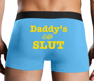 Daddy's Little Slut - Blue Boxer Brief