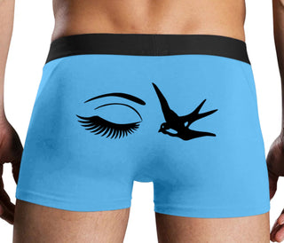 I Swallow - Eye Bird - Blue Boxer Brief