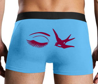 I Swallow - Eye Bird - Blue Boxer Brief