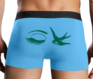 I Swallow - Eye Bird - Blue Boxer Brief