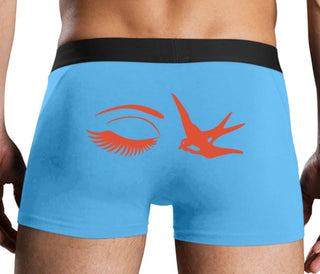 I Swallow - Eye Bird - Blue Boxer Brief