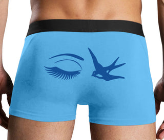 I Swallow - Eye Bird - Blue Boxer Brief