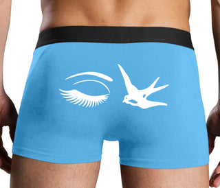 I Swallow - Eye Bird - Blue Boxer Brief