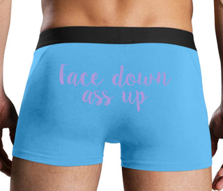 Face Down Ass Up - Blue Boxer Brief
