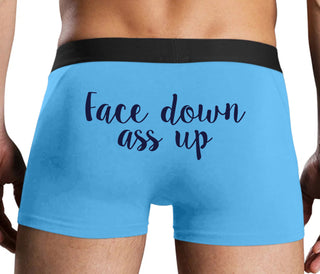 Face Down Ass Up - Blue Boxer Brief