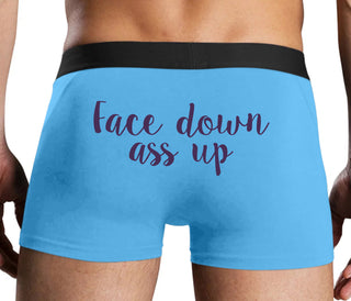 Face Down Ass Up - Blue Boxer Brief