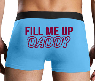 Fill Me Up Daddy - Blue Boxer Brief
