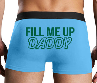 Fill Me Up Daddy - Blue Boxer Brief