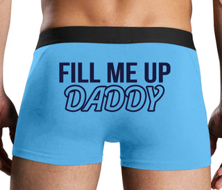 Fill Me Up Daddy - Blue Boxer Brief