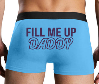 Fill Me Up Daddy - Blue Boxer Brief
