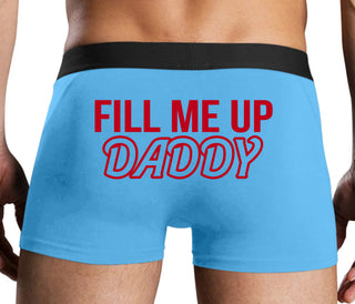 Fill Me Up Daddy - Blue Boxer Brief
