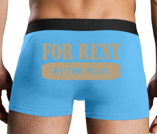 For Rent By The Hour - Blue Boxer Brief