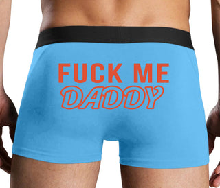 Fuck Me Daddy - Blue Boxer Brief