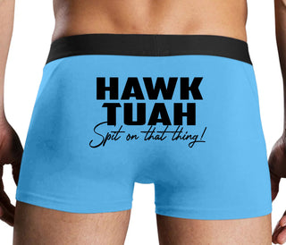 Hawk Tuah Spit On That Thing - Blue Boxer Brief