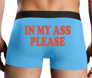 In My Ass Please - Blue Boxer Brief