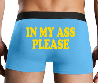 In My Ass Please - Blue Boxer Brief
