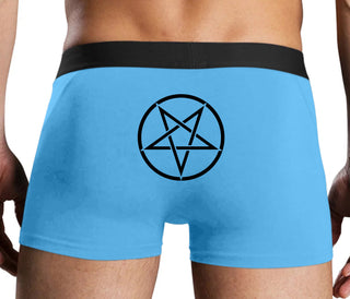 Inverted Pentagram - Blue Boxer Brief
