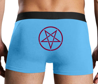Inverted Pentagram - Blue Boxer Brief