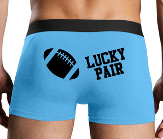 Lucky Pair - Football - Blue Boxer Brief