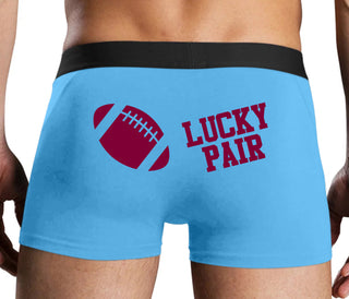 Lucky Pair - Football - Blue Boxer Brief