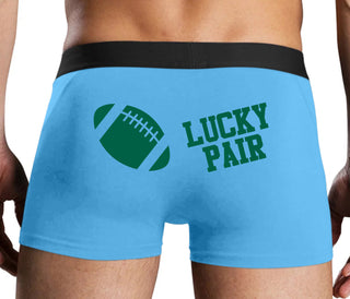 Lucky Pair - Football - Blue Boxer Brief
