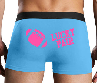 Lucky Pair - Football - Blue Boxer Brief