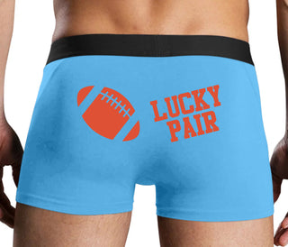 Lucky Pair - Football - Blue Boxer Brief