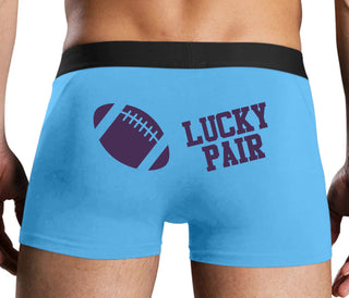 Lucky Pair - Football - Blue Boxer Brief