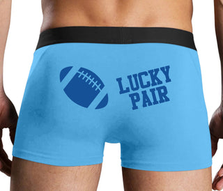 Lucky Pair - Football - Blue Boxer Brief