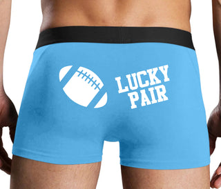 Lucky Pair - Football - Blue Boxer Brief