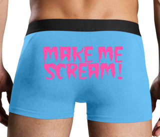 Make Me Scream - Blue Boxer Brief