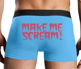 Make Me Scream - Blue Boxer Brief