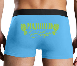 Married With Benefits - Blue Boxer Brief