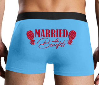 Married With Benefits - Blue Boxer Brief