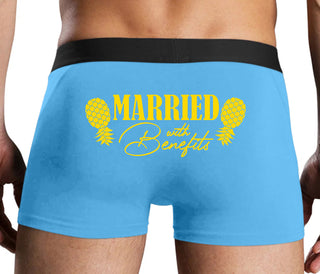 Married With Benefits - Blue Boxer Brief