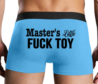 Master's Little Fuck Toy - Blue Boxer Brief